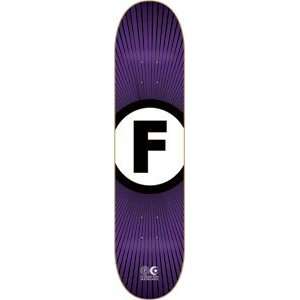   Flare V2 Purple Skateboard Deck   8 x 32 Sports & Outdoors