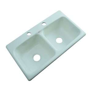   Double Basin Acrylic Topmount Kitchen Sink 64244