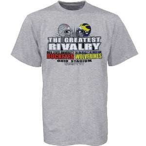  Ohio State & Michigan Ash Greatest Rivalry T shirt: Sports 