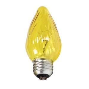 25 Watt F15 Philips DuraMax Amber Long Life Flame Candelabra Bulb