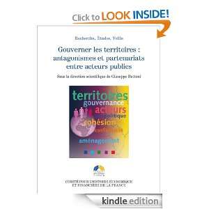  les territoires: Antagonismes et partenariats entre acteurs publics 