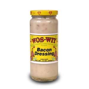 Wos Wit Bacon Dressing   12 Pack:  Grocery & Gourmet Food