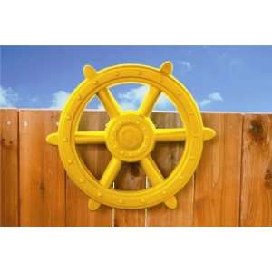  Eastern Jungle Gym Deluxe Ships Wheel Yellow Toys 
