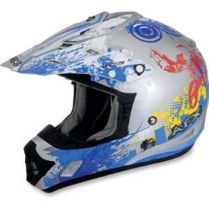   17 Helmet , Size: Lg, Color: Blue, Style: Stunt 0110 2529: Automotive