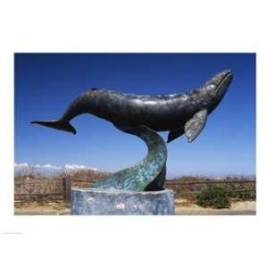 Gray Whale Statue Cabrillo National Monument California USA Poster (24 