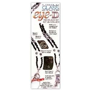  CCA A Touch of Glass Eye D Necklace Kit black/crystal 