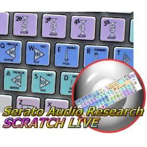  SERATO SCRATCH LIVE GALAXY SERIES STICKERS FOR KEYBOARD 