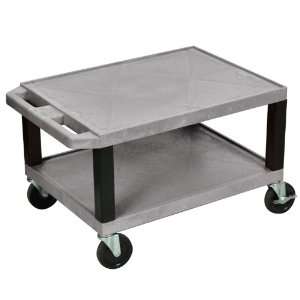  H.WILSON Industrial All Purpose Utility Storage Cart Gray 