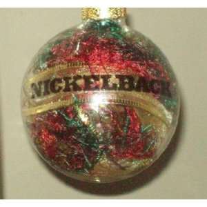  Nickelback Fan Rockin Gift Glass Christmas Ornament: Home 