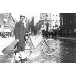  New York City Bike Messenger 12x18 Giclee on canvas: Home 