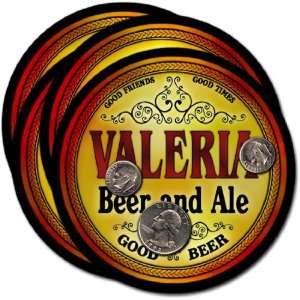  Valeria, IA Beer & Ale Coasters   4pk: Everything Else