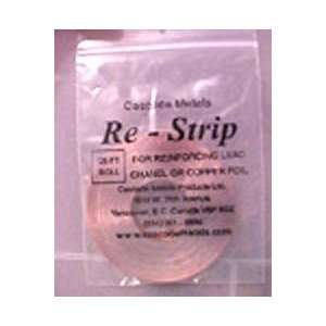  25 Ft Roll Copper Restrip Reinforcement for Stained Glass 