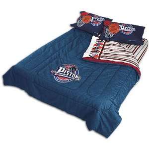  Pistons Dan River Comforter & Sheet Set Queen Size: Sports 