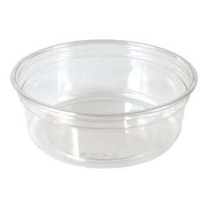  Solo DM8R 0090 Bare 8 oz. Clear Deli Container Recycled 