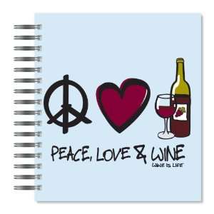 ECOeverywhere Peace, Love and Wine Picture Photo Album, 18 