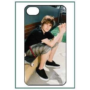 Justin Bieber Pop Music Singer Star Celebrity iPhone 4 iPhone4 Black 