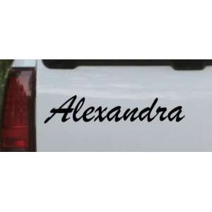  Alexandra Car Window Wall Laptop Decal Sticker    Black 
