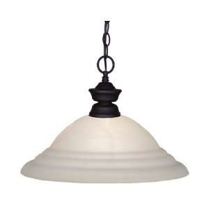 Lite 100701SB SW16 Signature 1 Light Pendant in Sand Black  