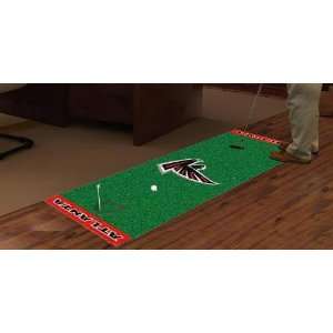  Atlanta Falcons Golf Putting Green Mat: Sports & Outdoors