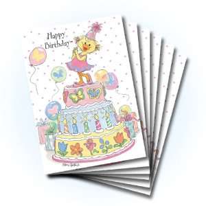  : Suzys Zoo Happy Birthday Card 6 pack 10311: Health & Personal Care