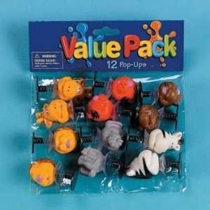  Zoo Animal Popups (12 ct) (12 per package): Toys & Games