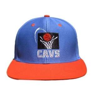  Vintage Cleveland Cavs Adjustable Snap Back Hat Cap   Blue 