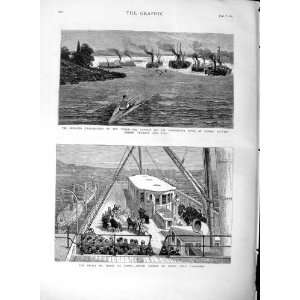  1877 Prince Cowes Ship Osborne Sculling Parramatta Boat 