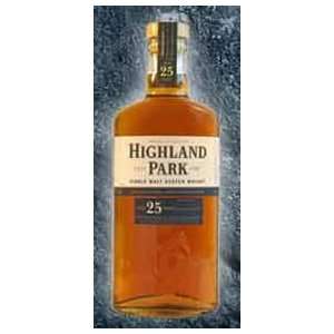  Highland Park 25 Year Old Orkney Island Single Malt Scotch 