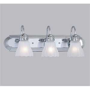  Livex Lighting 1103 05 Belmont Scalloped Glass Bathroom 