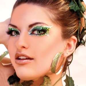   Eyes Green Glitter Professional Make Up Dancer Costume St Patricks Day