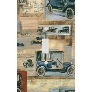  Abstract Vintage Cars Decorative Switchplate Cover