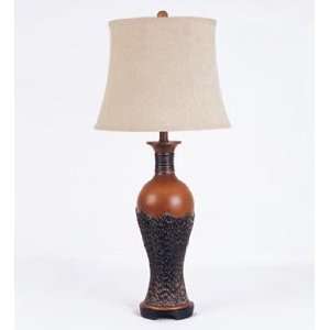  Privilege 12160 Textured Resin Table Lamp: Home & Kitchen
