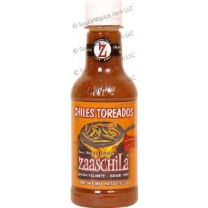 Zaaschila, Chiles Toreados Salsa 9.35oz (265g)  Grocery 