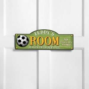    Personalized Soccer Kick It Up Kids Room Sign: Home & Kitchen
