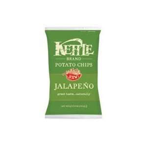 Kettle Chips Jalapeno Potato Chips (15x5: Grocery & Gourmet Food