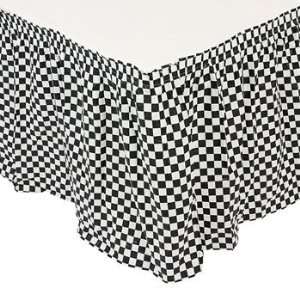 Black & White Checkered Pleated Table Skirt   Tableware 