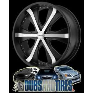   20x9 HELO wheels HE869 Satin Black Machined wheels rims: Automotive