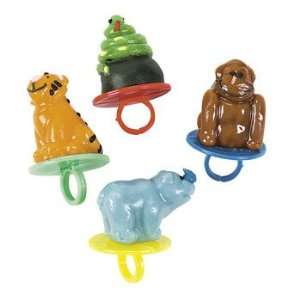 Zoo Animal Frosted Ring Pops   Suckers & Pops:  Grocery 