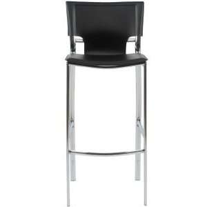    Italmodern   Vinnie Vahni Chrome Bar Chair 17214: Home & Kitchen