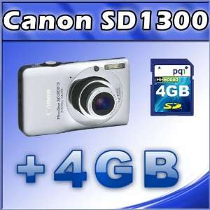  Canon PowerShot SD 1300IS 12.1MP Digital Camera w/ 4x Wide 