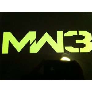  Modern Warfare 3 Sticker Decal Lime Green Peel and Stick 