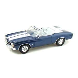  1971 Chevy Chevelle SS454 Convertible 1/25   Blue: Toys 