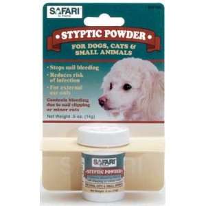  Top Quality Safari Styptic Powder 1/2 Oz. Bottle (carded 