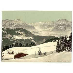  Leysin,Rhone Valley,winter,Nand,Canton of,Switzerland