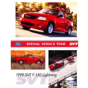  1999 Ford F 150 SVT Lightning Truck Original Sales 