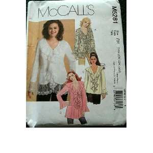  MISSES AND WOMENS BLOUSES IN SIZES 18W 20W 22W 24W MCCALLS 