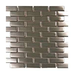  Stainless Steel Mosaic 1x3