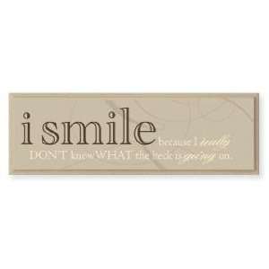  Southern Sass Small Talk I Smile Sign: Everything Else