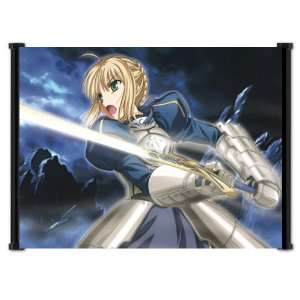  Fate Stay Night Anime Fabric Wall Scroll Poster (21x16 