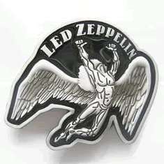  Led Zeppelin Fallen Angel Belt Buckle: Clothing
